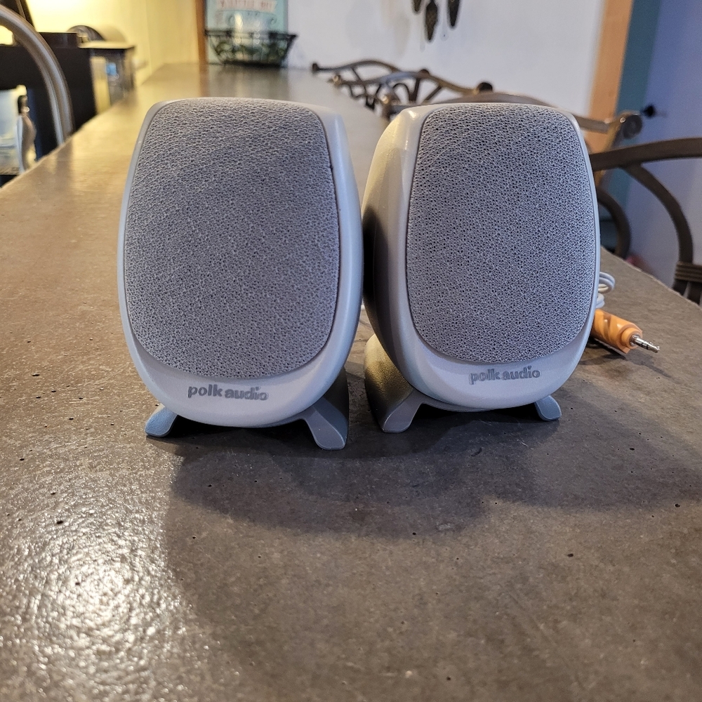 Vintage Polk Audio Computer Speakers